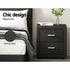 Moda Bedside table  Charcoal