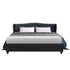 Pier Bed Frame Fabric - Charcoal King