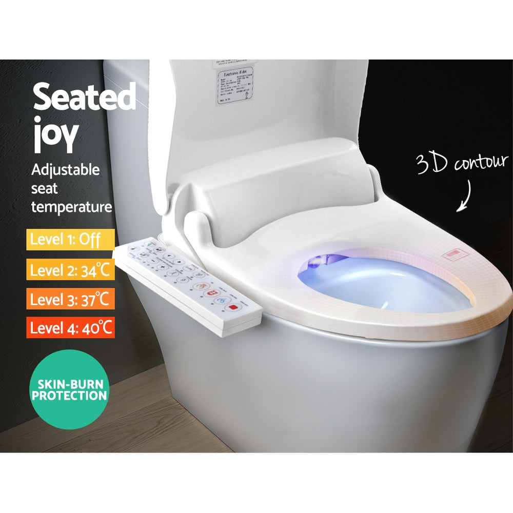 Cefito Electric Bidet Toilet Seat Cover Bathroom Spray Water Wash V Shape