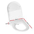 Electric Bidet Toilet Seat Cover Auto Smart Water Wash Dry Remote Control