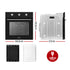 Devanti 60cm Electric Built In Wall Oven Stainless Steel