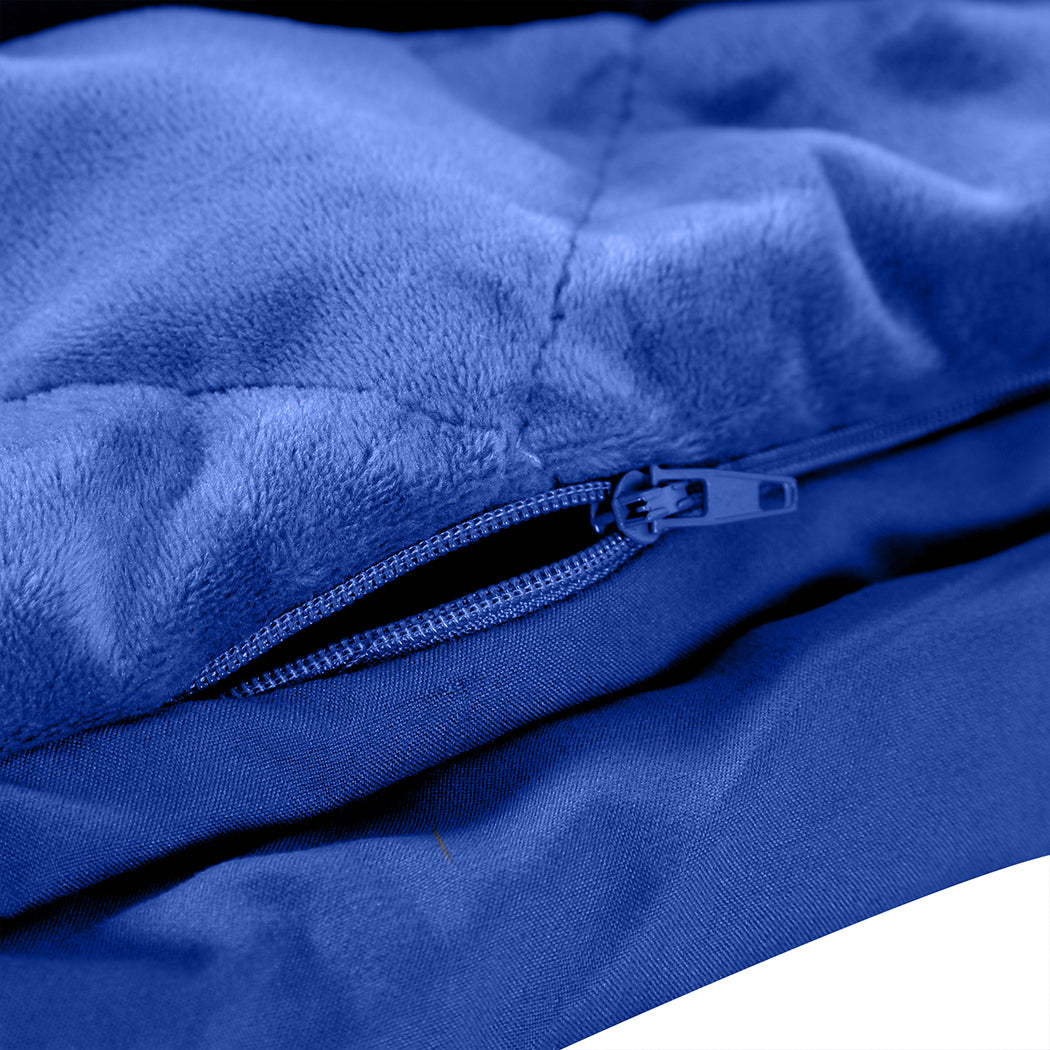 9KG Anti Anxiety Weighted Blanket Gravity Blankets Royal Blue Colour