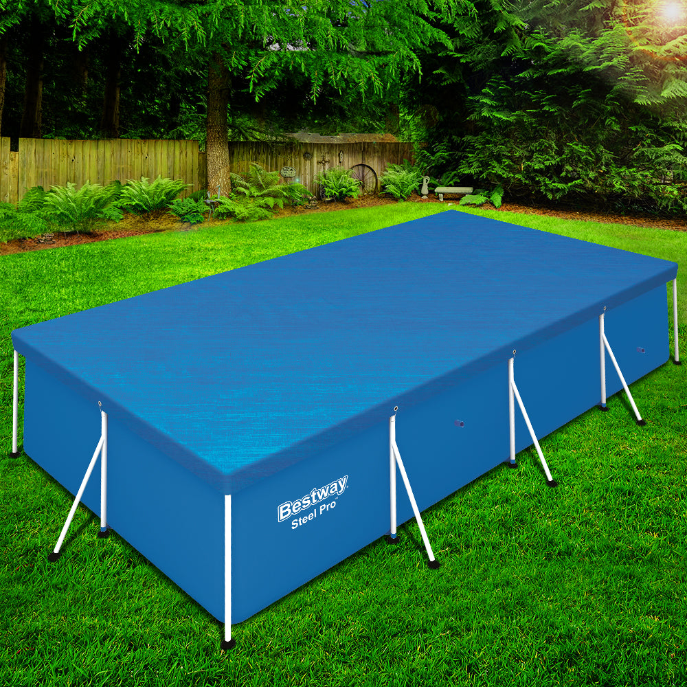 Pool Cover Fits 4.04x2.12m Above Ground Swimming Pool PE Blanket