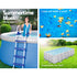 Pool Cover Fits 4.12x2.01m Above Ground Swimming Pool PVC Blanket