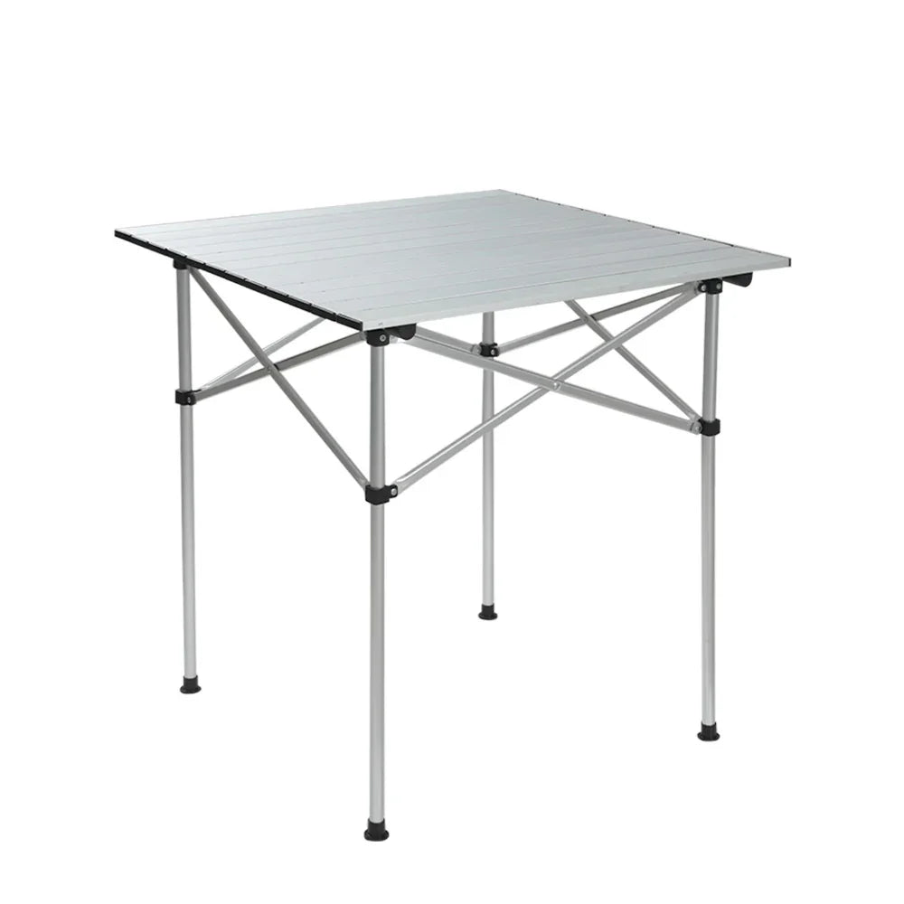 Weisshorn Folding Camping Table 60CM Adjustable Portable Outdoor Picnic Desk