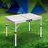 Folding Camping Table 90CM Adjustable Portable Outdoor Picnic Desk