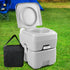 20L Portable Camping Toilet Outdoor Flush Potty Boating With Bag