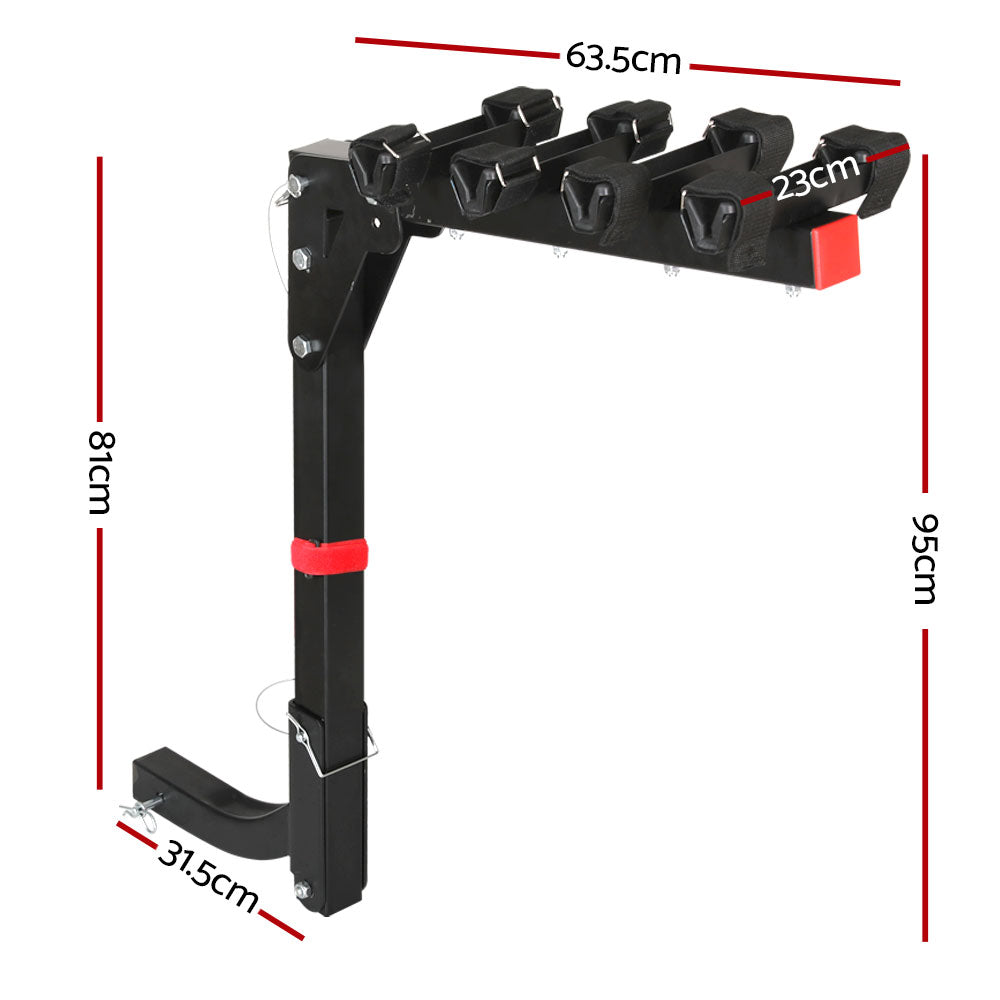 Giantz 4 Bicycle Bike Carrier Rack Car 2