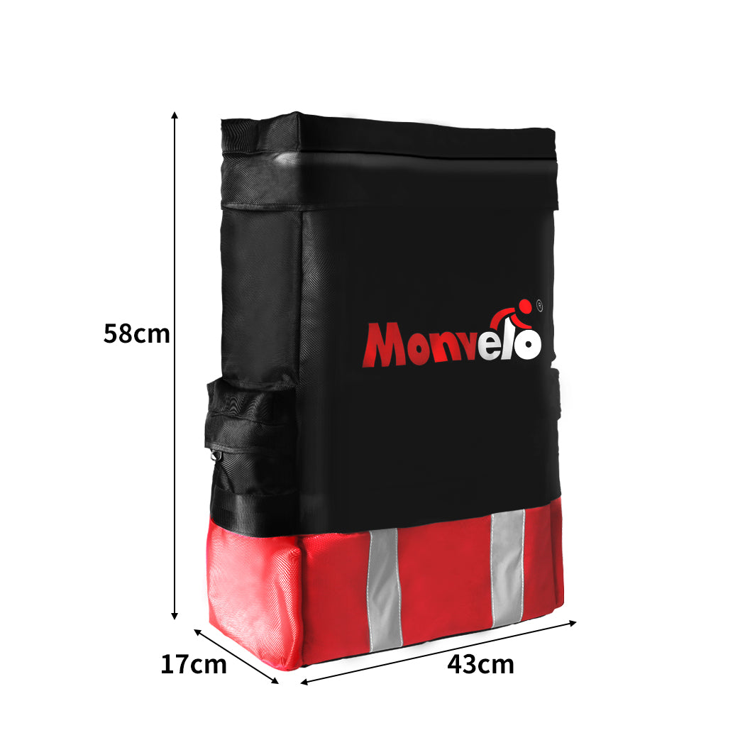 Spare Wheel Bin Accessory Storage Bag 60L Recovery Tote Rear Snatch Red