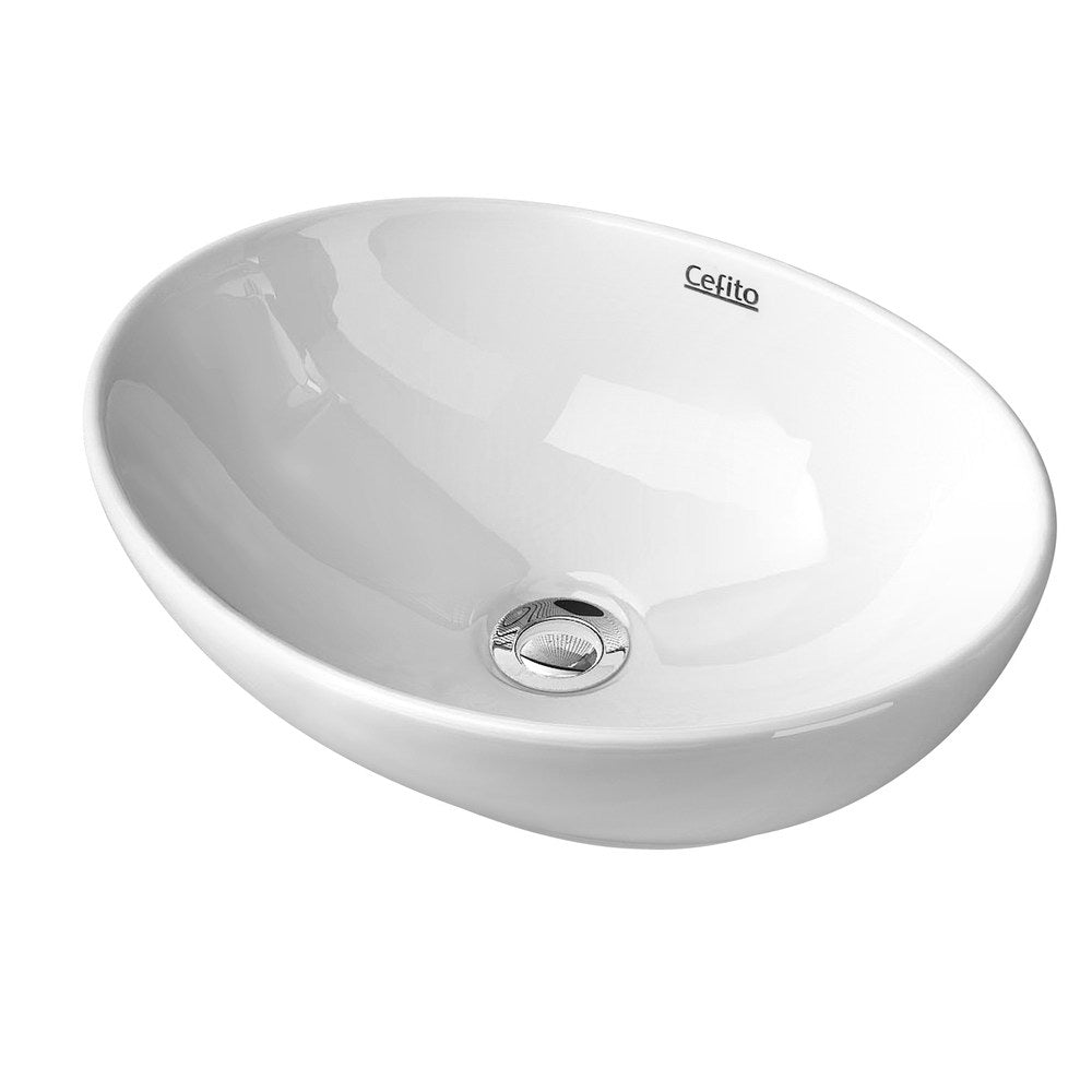 Bathroom Basin Ceramic Vanity Sink Hand Wash Bowl 41x34cm