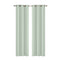 2x Blockout Curtains Panels 3 Layers Eyelet Room Darkening 132x160cm Green