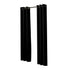 2x Blockout Curtains Panels 3 Layers Eyelet Room Darkening 132x213cm Black