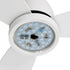 52'' Ceiling Fan DC Motor LED Light Remote Control - White