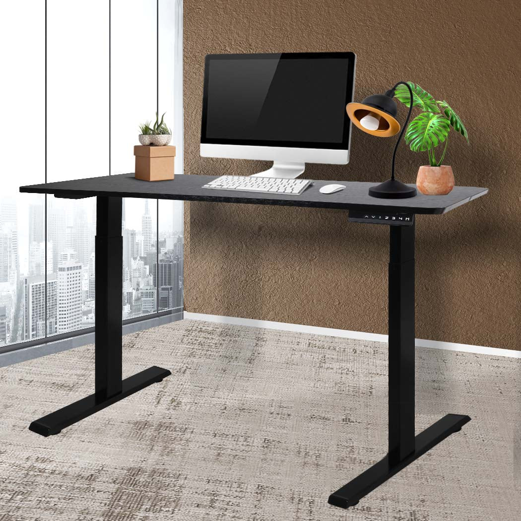 Office Computer Desk Height Adjustable Sit Stand Motorised Electric Table Riser