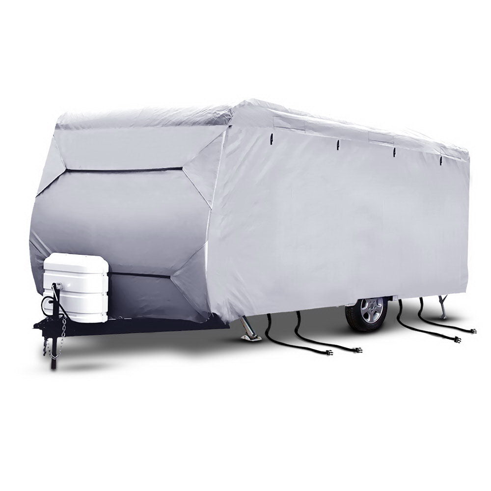 1820ft Caravan Cover Campervan 4 Layer UV Water Resistant