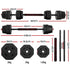 40kg Adjustable Dumbbell Barbell Set Weight Lifting Home Gym