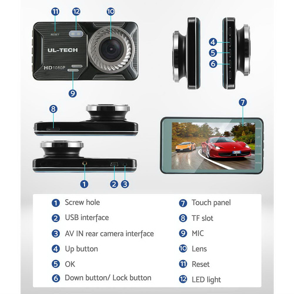 Dash Camera 1080P 4