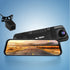 UL-tech Dash Camera 1080P 9.66" Front and Rear View Cam Car DVR Reverse Recorder