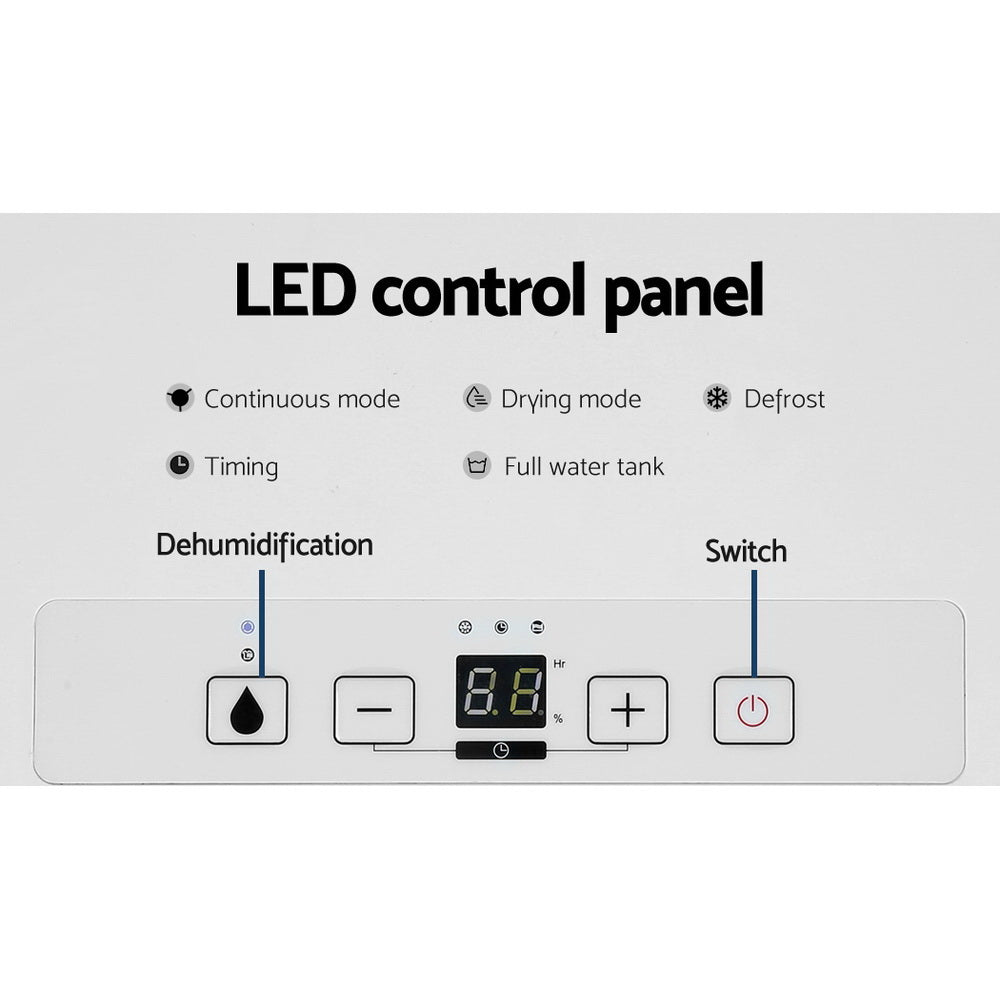 Dehumidifier 12L Air Purifier White