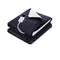 Electric Throw Rug Heated Blanket – Fleece Sherpa 9‑Heat Charcoal