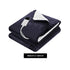 Electric Throw Rug Heated Blanket – Fleece Sherpa 9‑Heat Charcoal