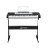 Alpha 61 Keys Electronic Piano Keyboard Digital Electric w/ Stand Stool Silver