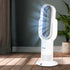 Bladeless Electric Fan Cooler Heater Air Cool Sleep Timer Remote Control