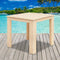 Wooden Outdoor Side Table Hemlock Coffee Lamp Table Patio Garden Natural