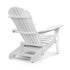 Gardeon Sun Lounge Outdoor Chairs Wooden Foldable Patio Furniture Adirondack White