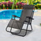 Zero Gravity Recliner Chair Folding Outdoor Lounger Steel Frame 150kg Capacity