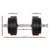 Everfit 30kg Dumbbell Set Weight Plates Dumbbells Lifting Bench