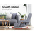 Artiss Floor Lounge Sofa Bed Swivel Grey