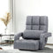 Artiss Adjustable Floor Lounge Chair 5 Position Swivel Foldable Sofa with Armrests Grey