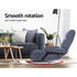 Artiss Floor Lounge Sofa Bed Swivel Charcoal