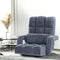 Artiss Adjustable Floor Lounge Chair 5 Position Swivel Foldable Sofa Bed Charcoal