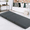 Folding Foam Mattress Convertible Sofa Bed Foldable Guest Bed Dark Grey 180cm