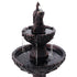 Solar Water Feature 3-Tiers Peacock 106cm