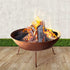 Fire Pit Cast Iron Rustic 70cm