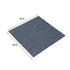 20x Carpet Tiles 5m2 Box Heavy Commercial Retail Office Premium Flooring Blue