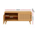 Shoe Bench Up to 10 Pairs Rattan Starlyn