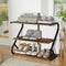 Artiss 3 Tier Shoe Rack Cabinet Storage Stand Metal Frame Black