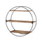 Floating Wall Shelf Round 3-Tier