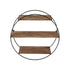 Floating Wall Shelf Round 3-Tier