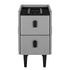 Artiss Smart Bedside Table 2 Drawers with Wireless Charging Ports LED Grey AIDA
