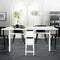 Artiss Extendable Folding Dining Table White MDF Gateleg 4–6 Seater
