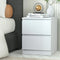 Artiss 2 Drawer Bedside Table Nightstand Storage Cabinet White
