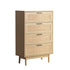 4 Chest of Drawers - BRIONY Oak