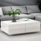 Artiss White Coffee Table Storage 4 Drawer High Gloss Living Room Table