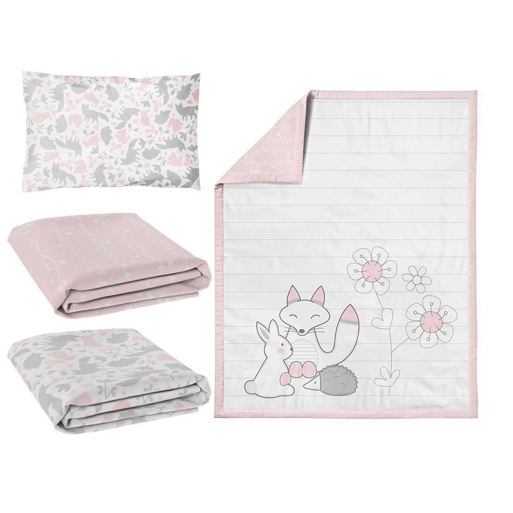 4 piece Nursery set Forest Friends