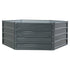2x Garden Bed 130x130x46cm Planter Box Raised Container Galvanised